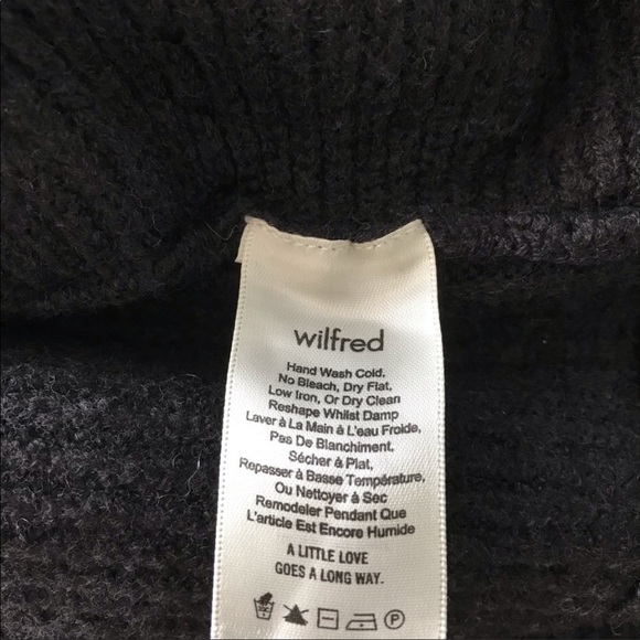 Wilfred Merino Wool bell sleeve Sweater Cardigan - Picture 4 of 5